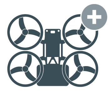Icon Addons für Indoor Drohnenaufnahme im Bereich Industrie